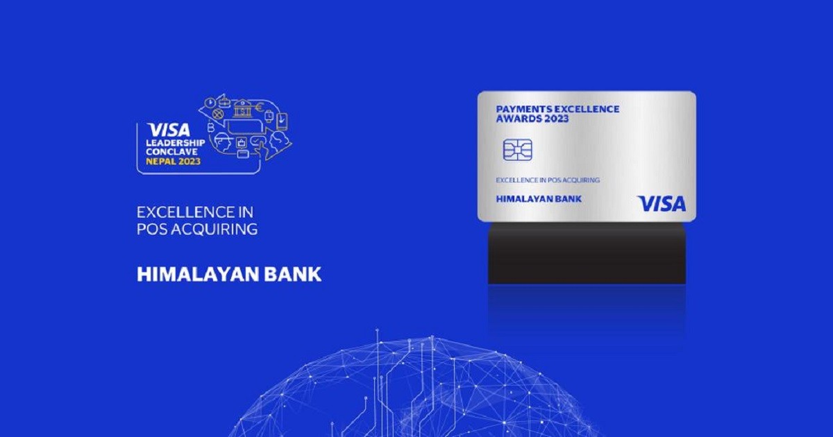 Himalayan Bank Awarded by Visa Leadership Conclave Nepal-2023